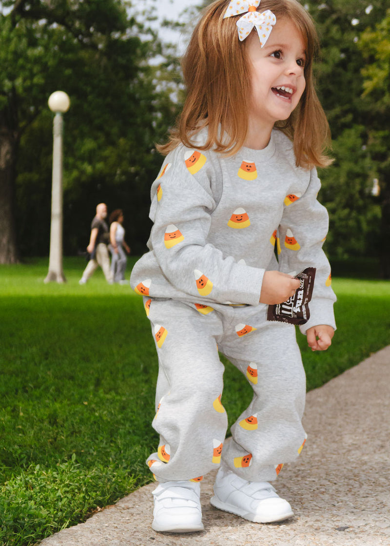 Candy Corn Sweatsuit Set