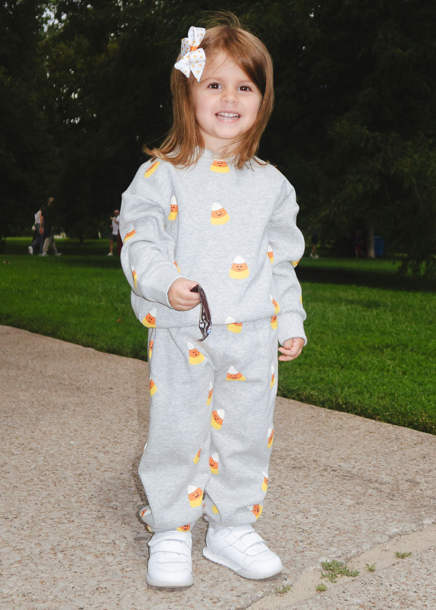 Candy Corn Sweatsuit Set