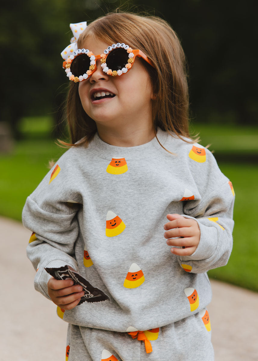 Candy Corn Sweatsuit Set