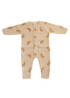 Croissant Organic Cotton Magnetic-Button Romper