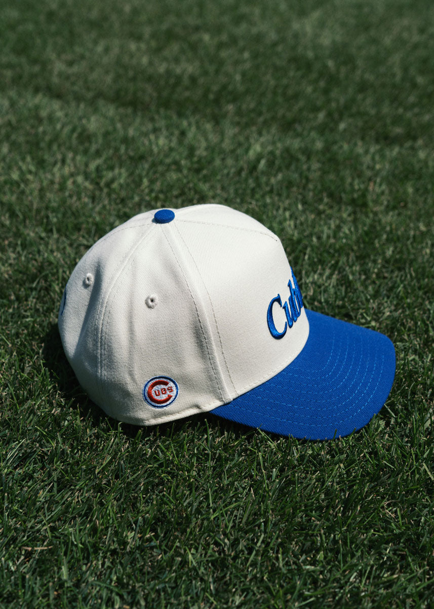 Toddler Cubs Cubbies. Hat - Ivory & Majestic Blue