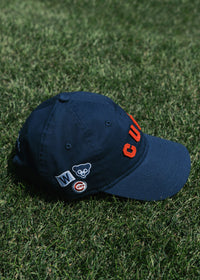 Toddler Cubs Felt Applique Dad Hat - Navy