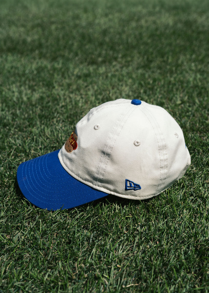Youth Cubs Hot Dog Two-Tone Hat - Ivory & Royal