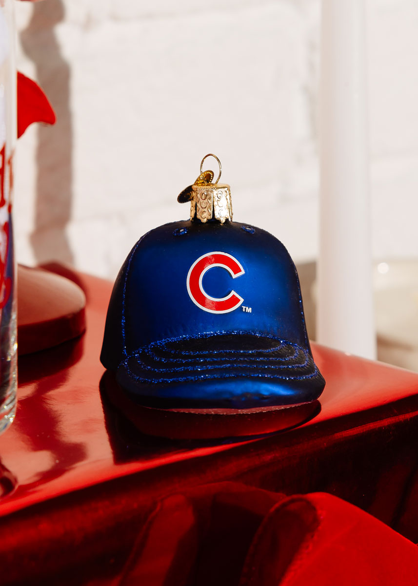 Cubs Baseball Cap Ornament
