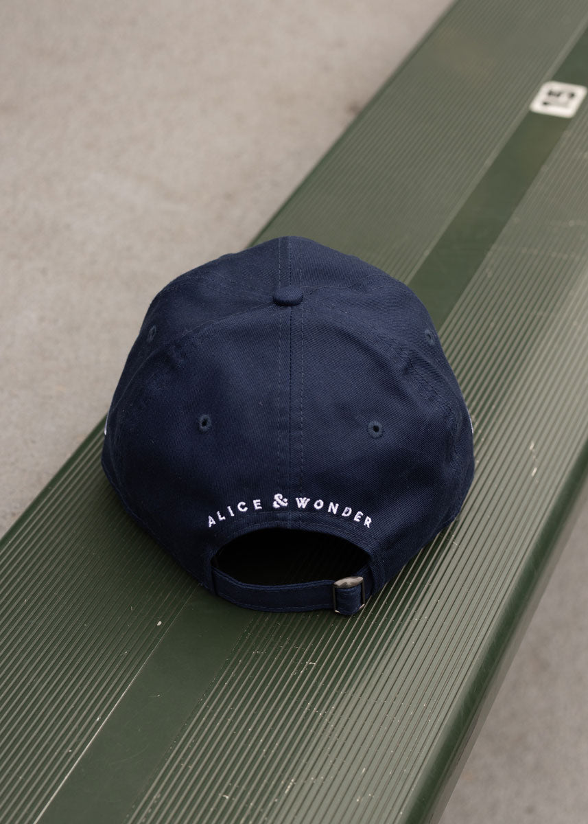 Chicago Cubs Vintage Logo Dad Hat - Navy