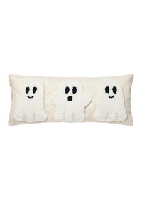 Ghost Trio Hook On Flax Pillow