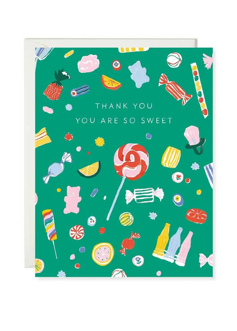 Candy Thanks Card