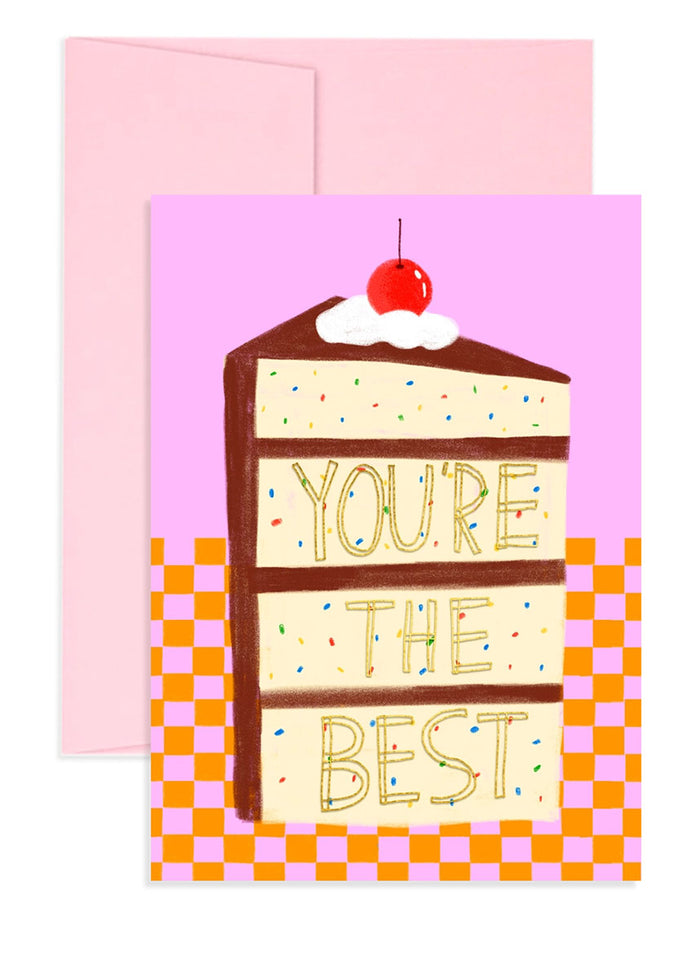 Chococake Thank You Notecard