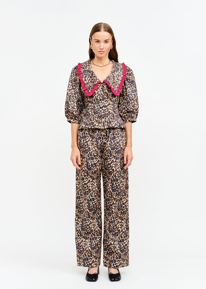 Matilda Leopard Print Pants