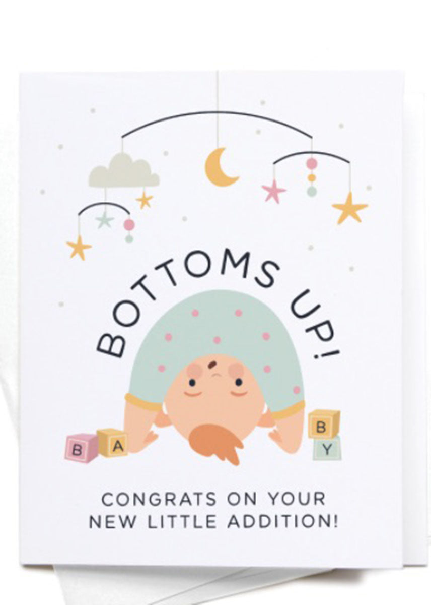 Bottoms Up Baby Card