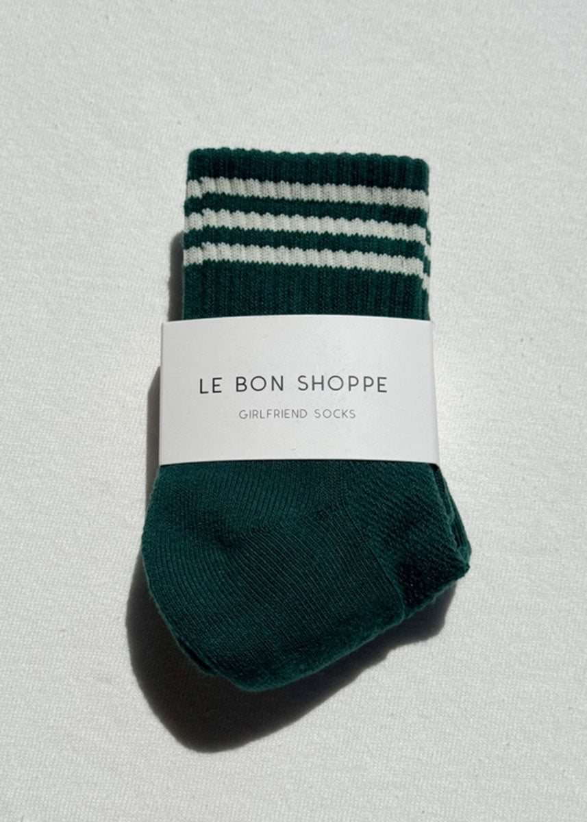 Girlfriend Socks - Hunter Green