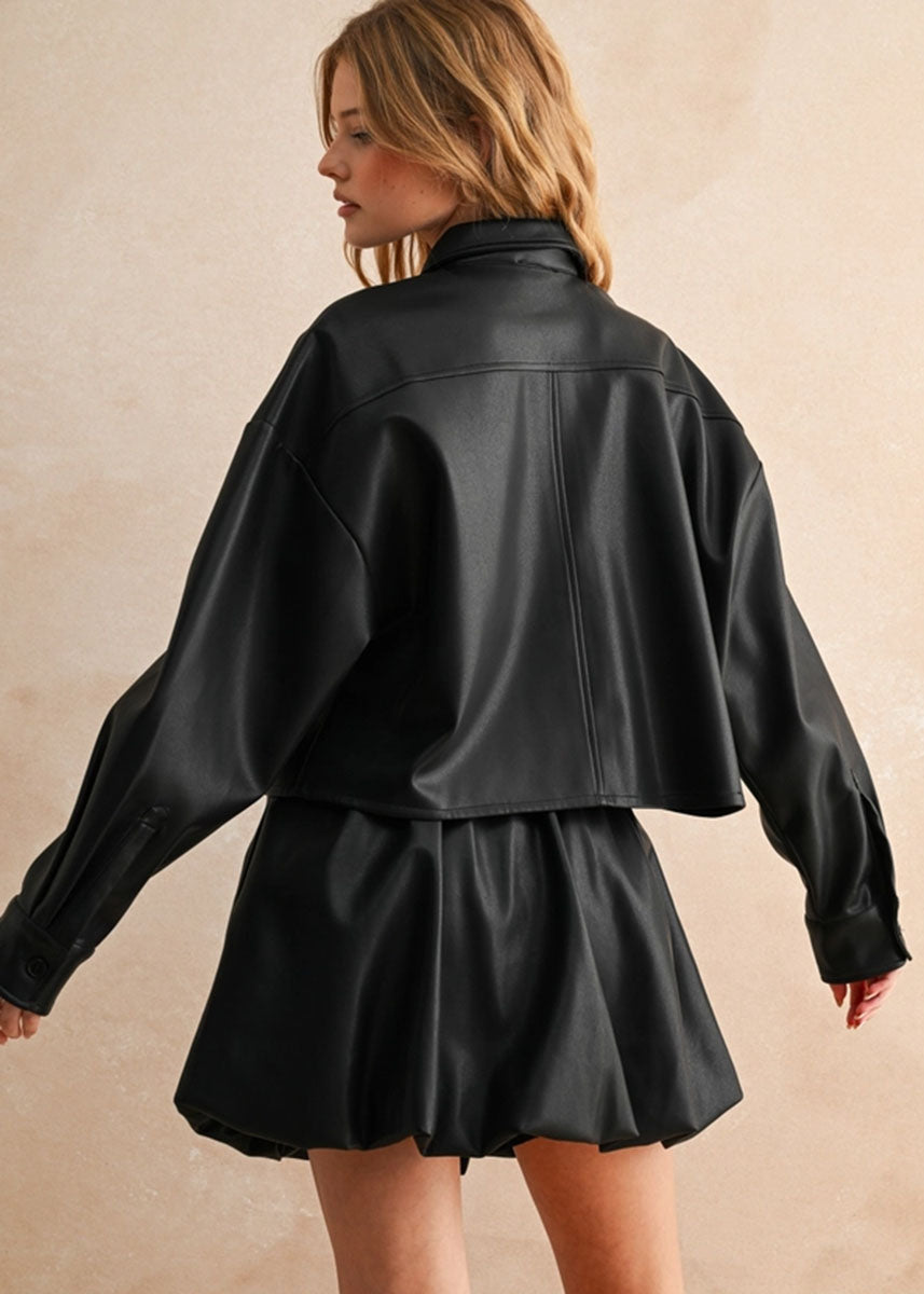 Arnie Bubble Skirt - Black