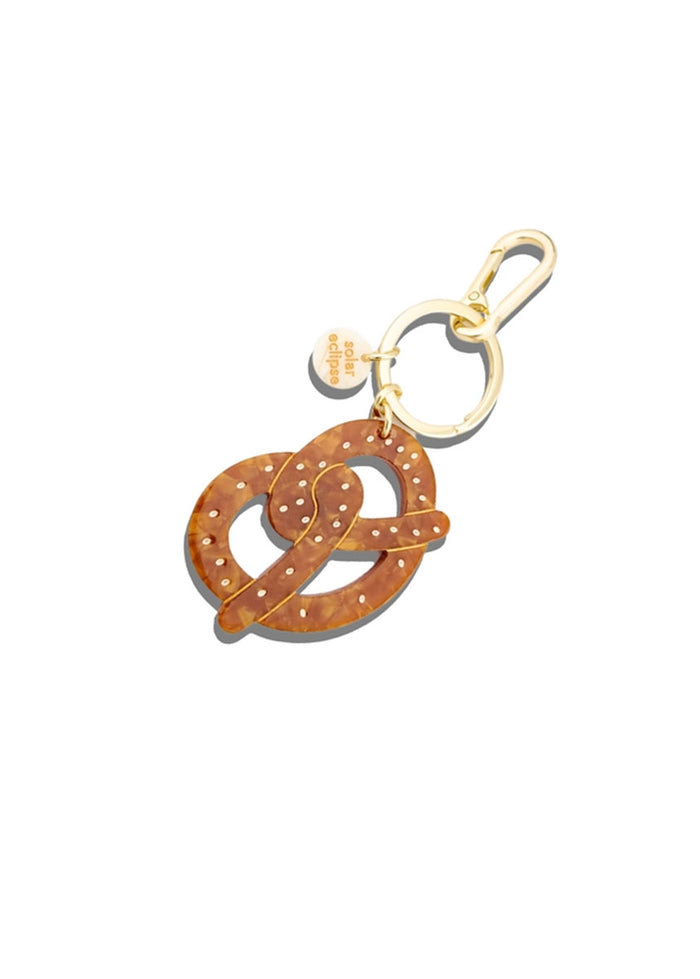 Pretzel Bag Charm Keychain