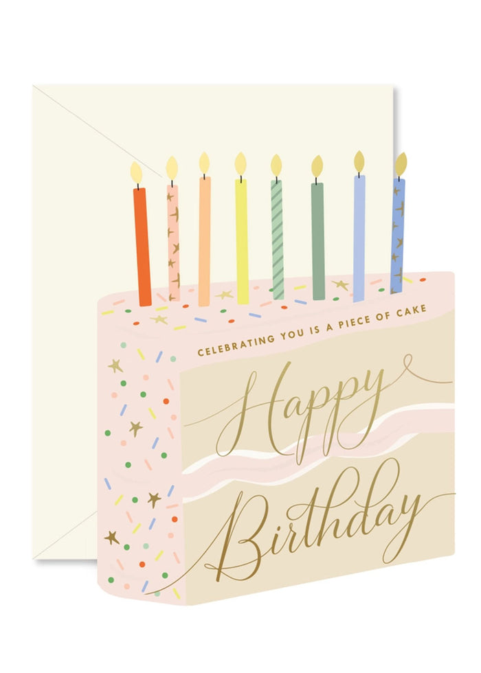 Piece Of Cake Birthday Card