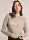 Amour Milan Sweater - Heather Taupe