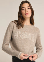 Amour Milan Sweater - Heather Taupe