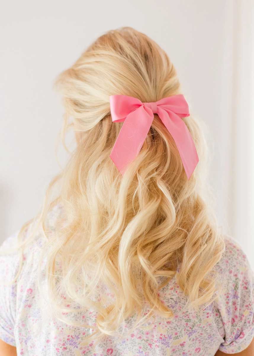 Pearl Embellished Hair Bow Barrette – Alice & Wonder