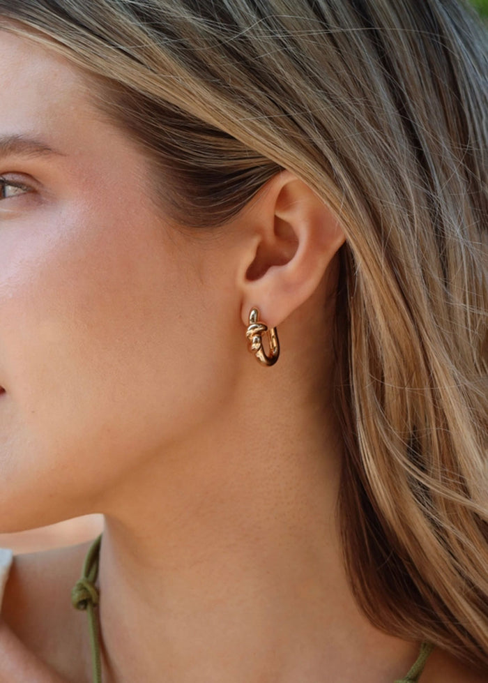 Karina Knot Hoops