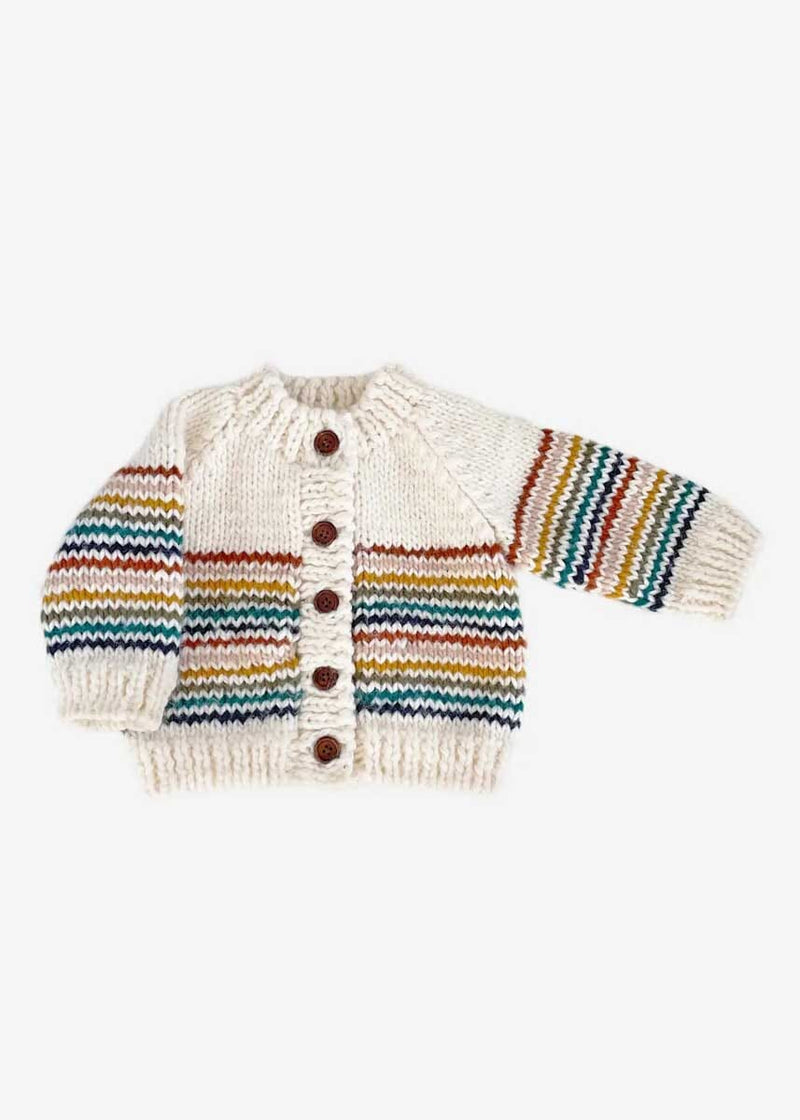 Retro Stripe Cardigan