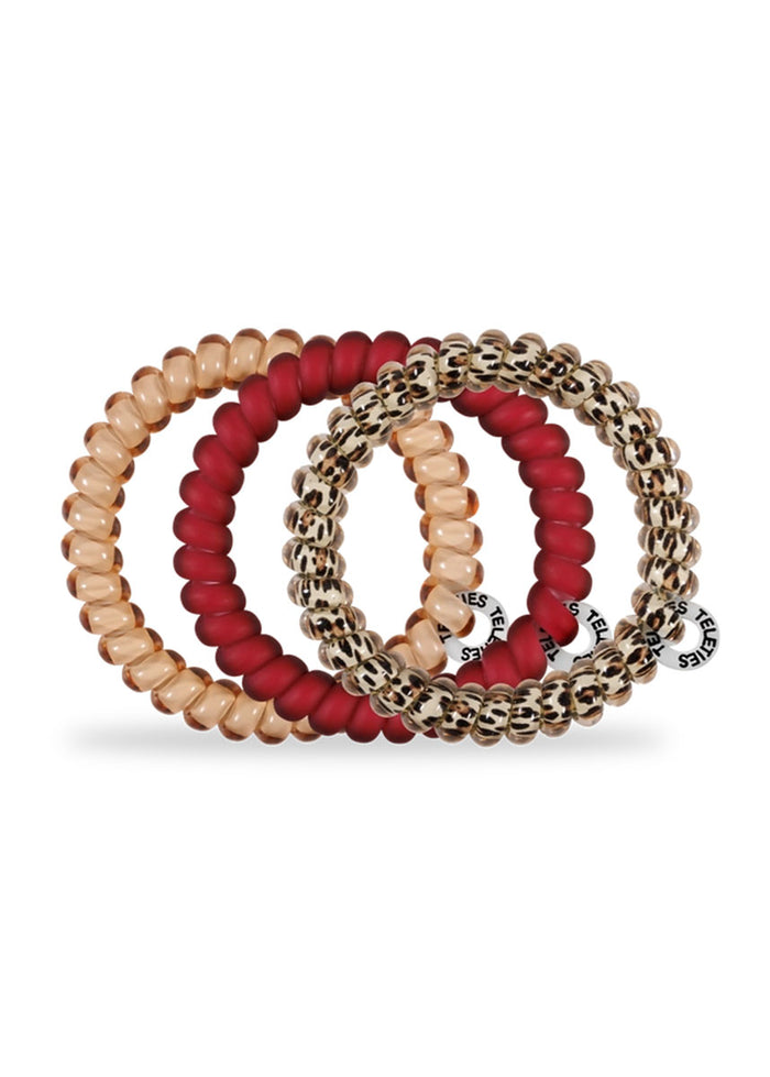 Small Hair Ties (Set Of 3) - Wild Side