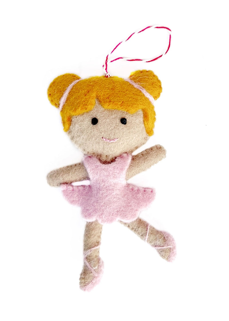 Celeste Ballerina Felt Ornament