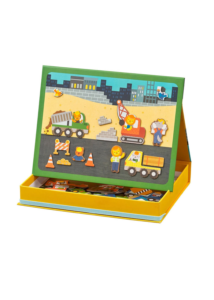 Construction Site Magnetic Play Set