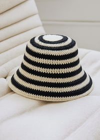 Amos Bucket Hat - Black/White
