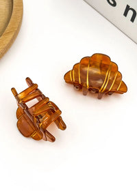 Mini Croissant Hair Claw Clip