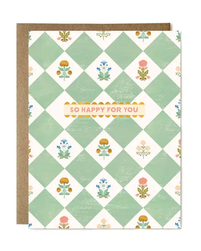 So Happy For You Greeting Card
