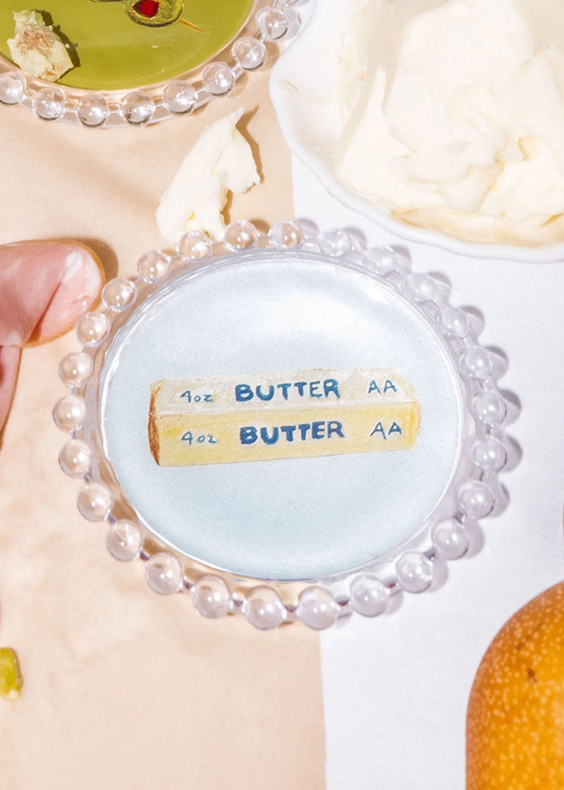 Butter Hobnail Trinket Dish