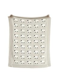 Knit Baby Blanket - Sheep