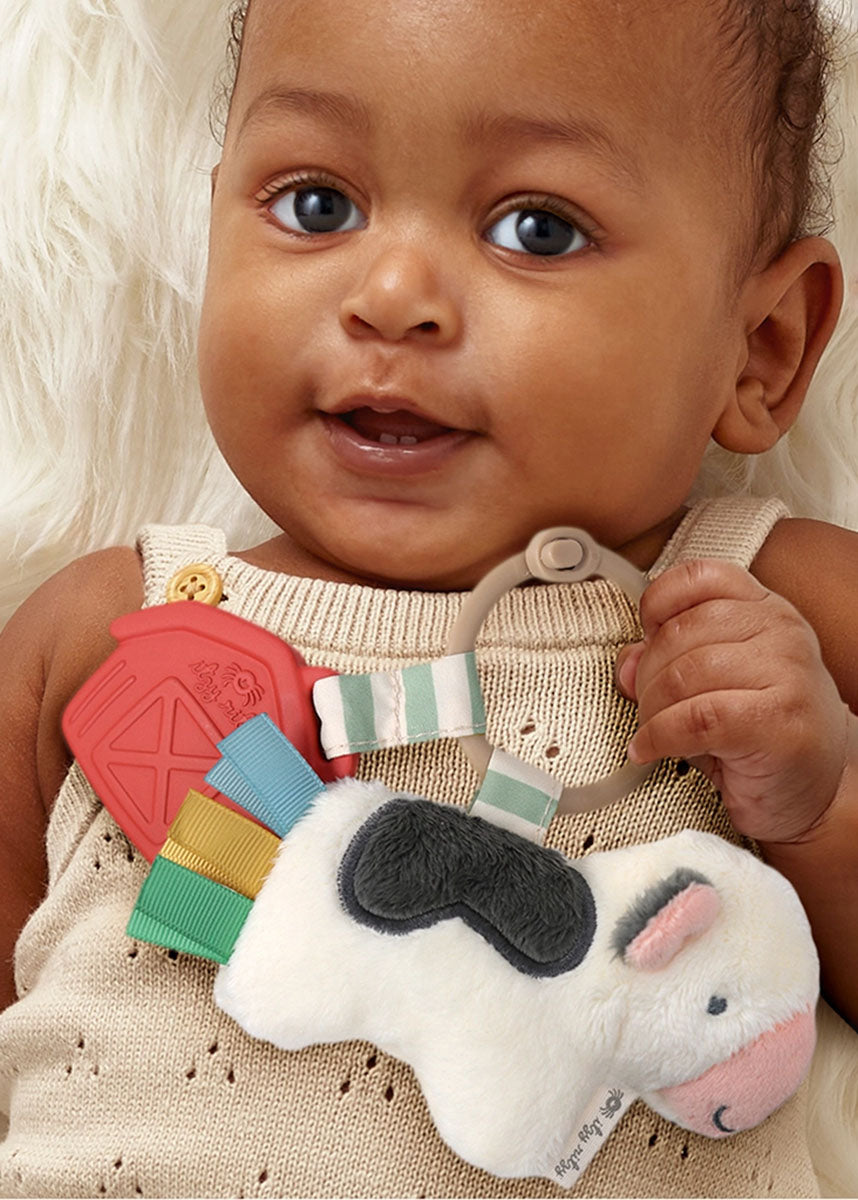 Itzy Pal™ Plush + Teether - Cow
