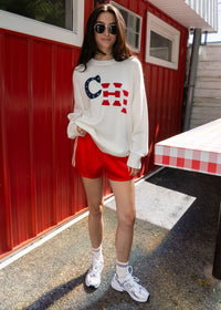 Darby Track Shorts - Red