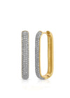 Darla Pave Hoop Earring