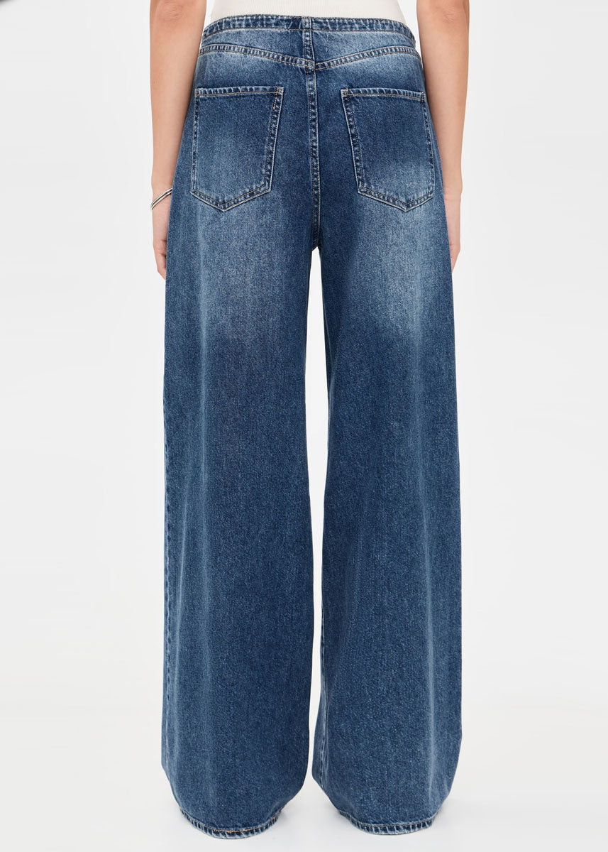 Madison Mid-Rise Wide Leg - Vintage Blue – Alice & Wonder