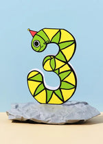 Snake 3rd Birthday Card