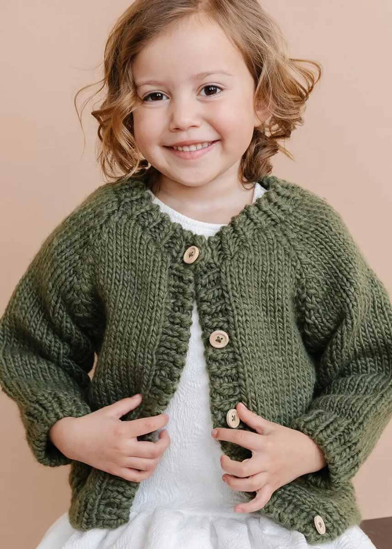 Classic Cardigan - Olive