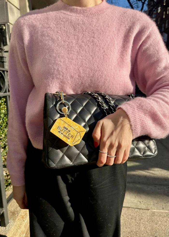 Butter Bag Charm Keychain