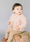 Popcorn Cardigan - Blush