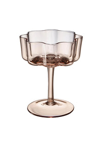 Flower Wave Coupe Cocktail Glasses
