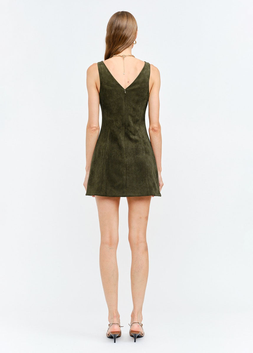 Louisa Mini Dress - Olive