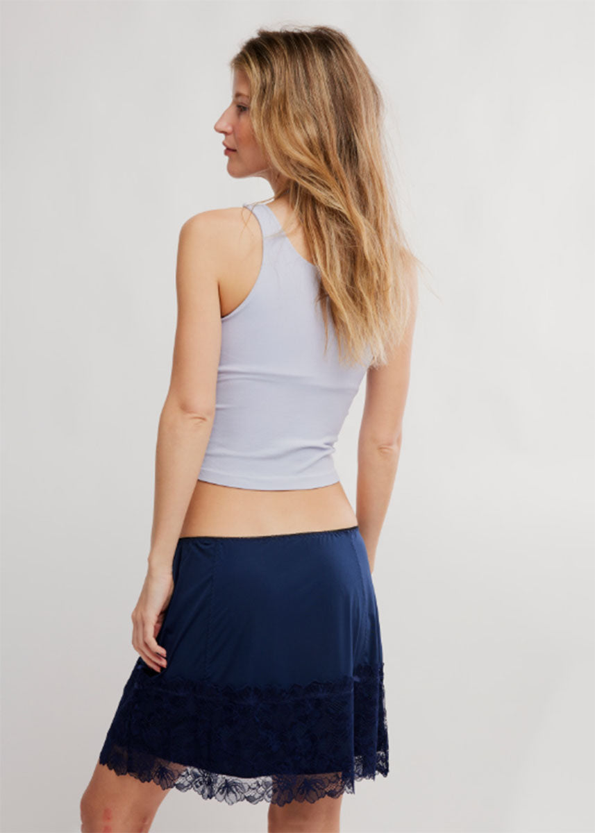 Party Crashers Half Slip Skirt - Deeper Iris