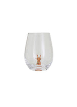 Stemless Holiday Figurine Wine Glasses