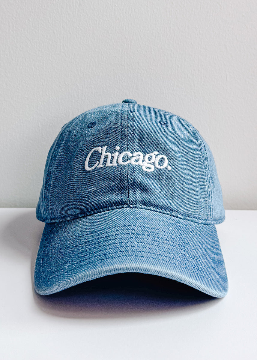 Chicago. Dad Hat - Dark Denim