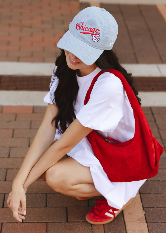 Chicago 1876 Denim Dad Hat - Light Denim