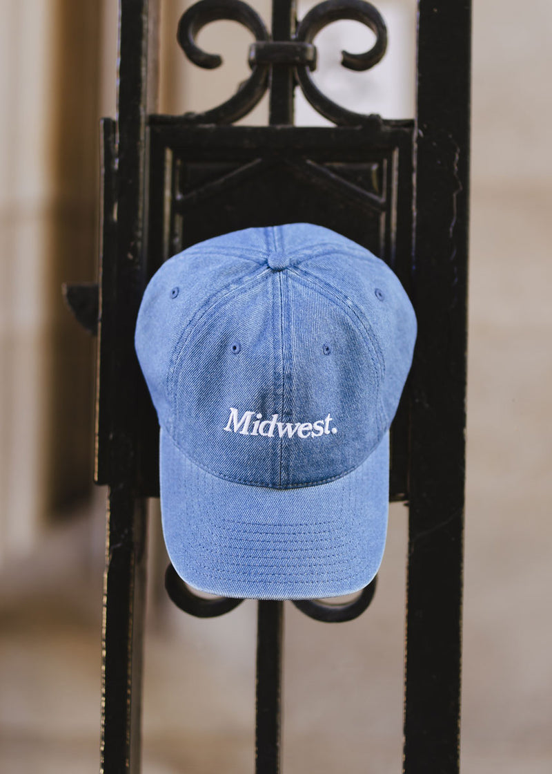Midwest Dad Hat - Dark Denim