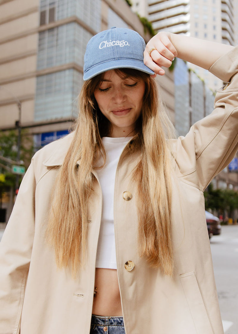 Chicago. Dad Hat - Dark Denim