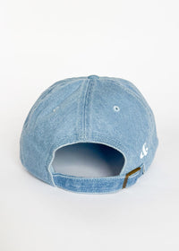 Chicago. Dad Hat - Denim & White Embroidery