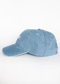 Chicago. Dad Hat - Denim & White Embroidery