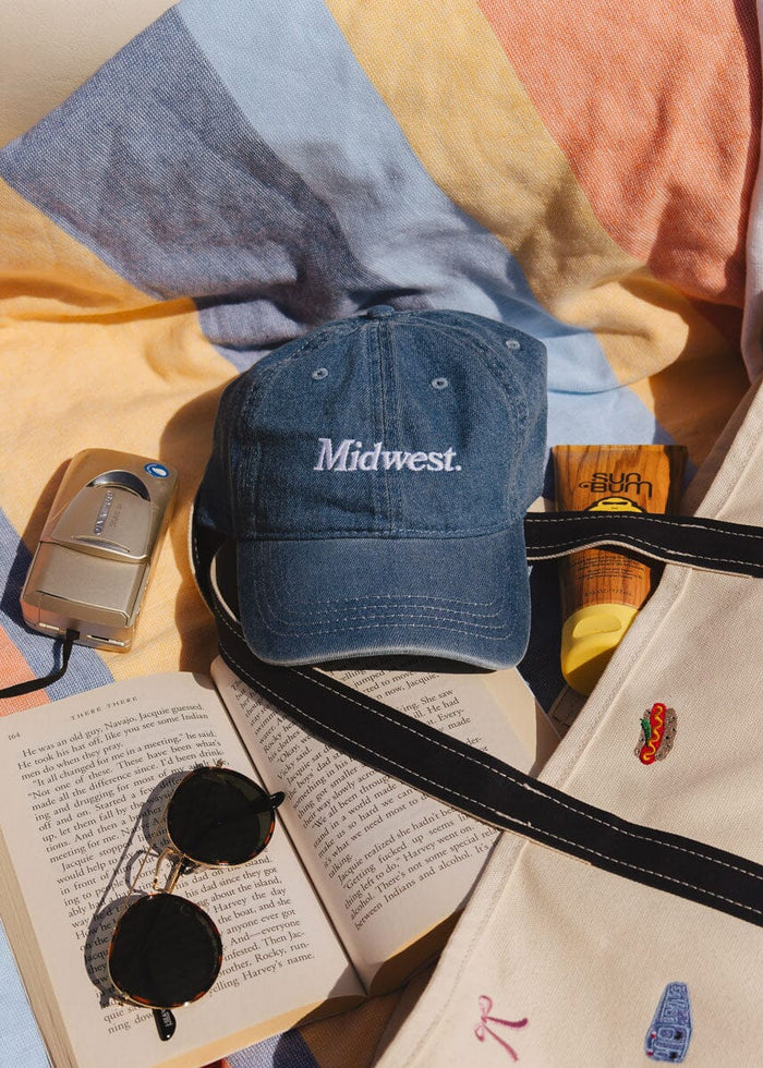 Midwest Dad Hat - Denim